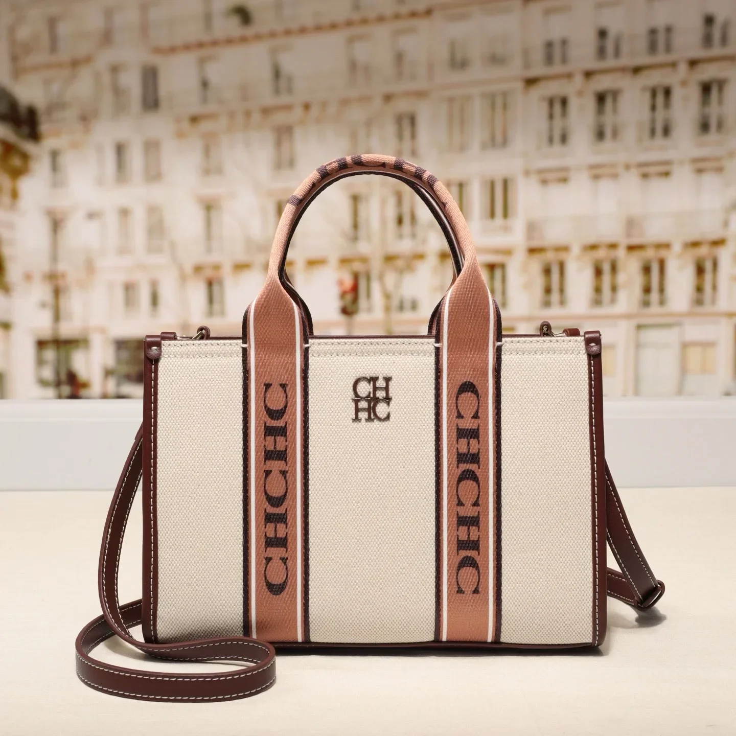 

2025 CHHC Ladies Fashion Leather Handbag With Tote Option Luxury Brand Famous Designer Popular Classic Elegant