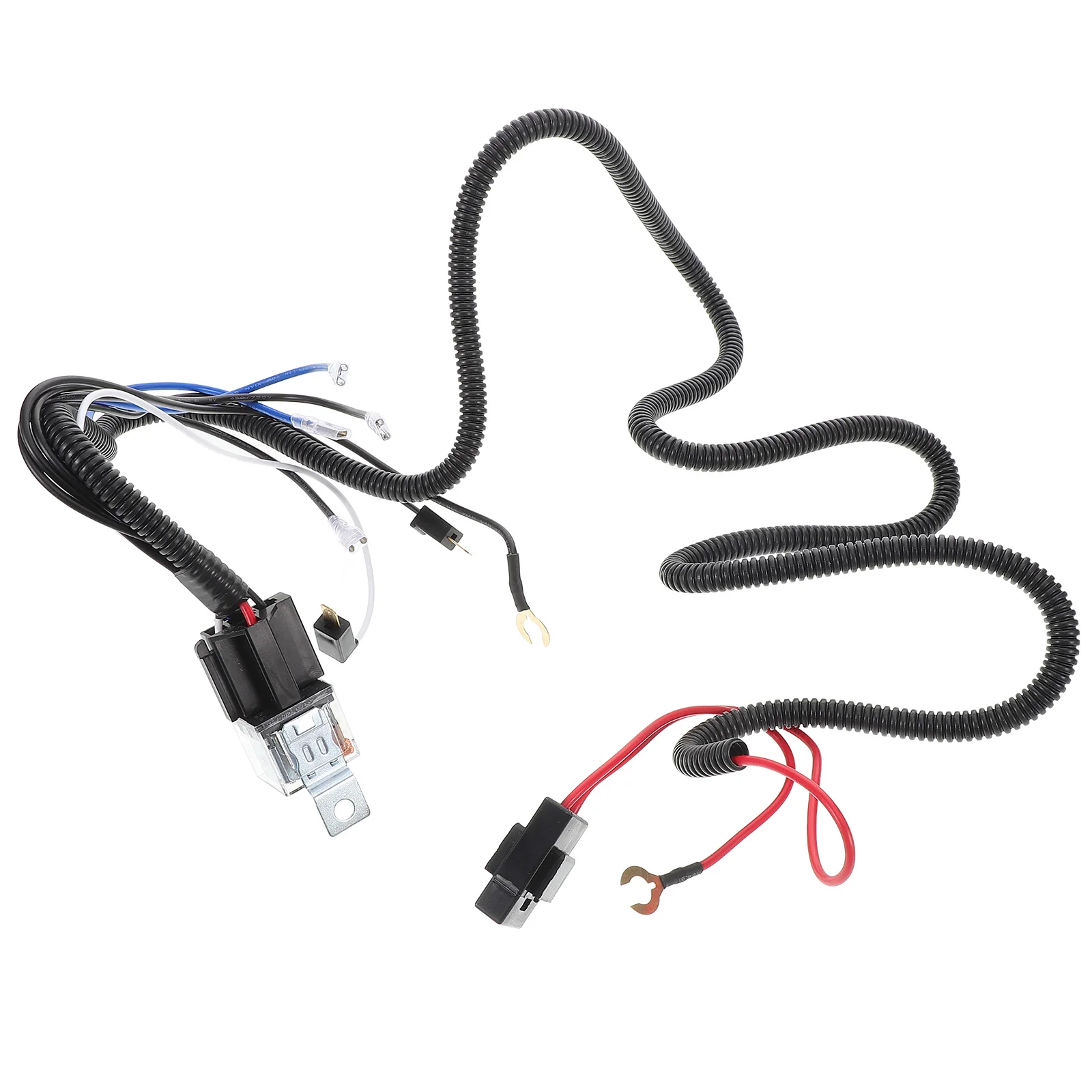

ATV UTV Wire Relay Wiring Harness Kit 4 Pin Dual Horn Grille Mount Car Horn Extension Vehicle Electric Replacement