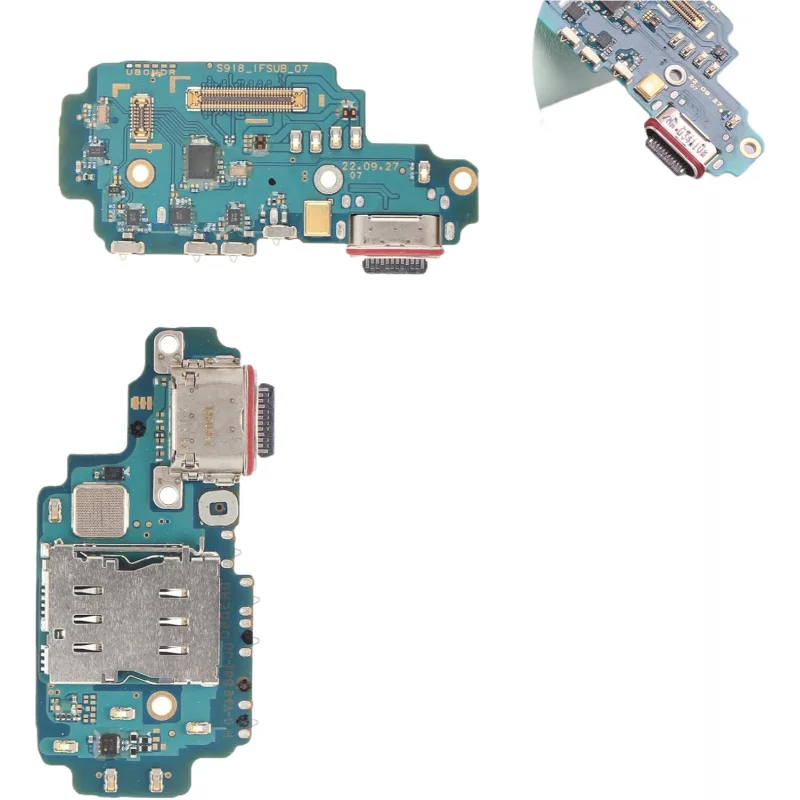 

USB Charging Port Replacement For Samsung Galaxy S23 Ultra 5G S918U Dock Connector Flex Cable Charger Board Flex Cable