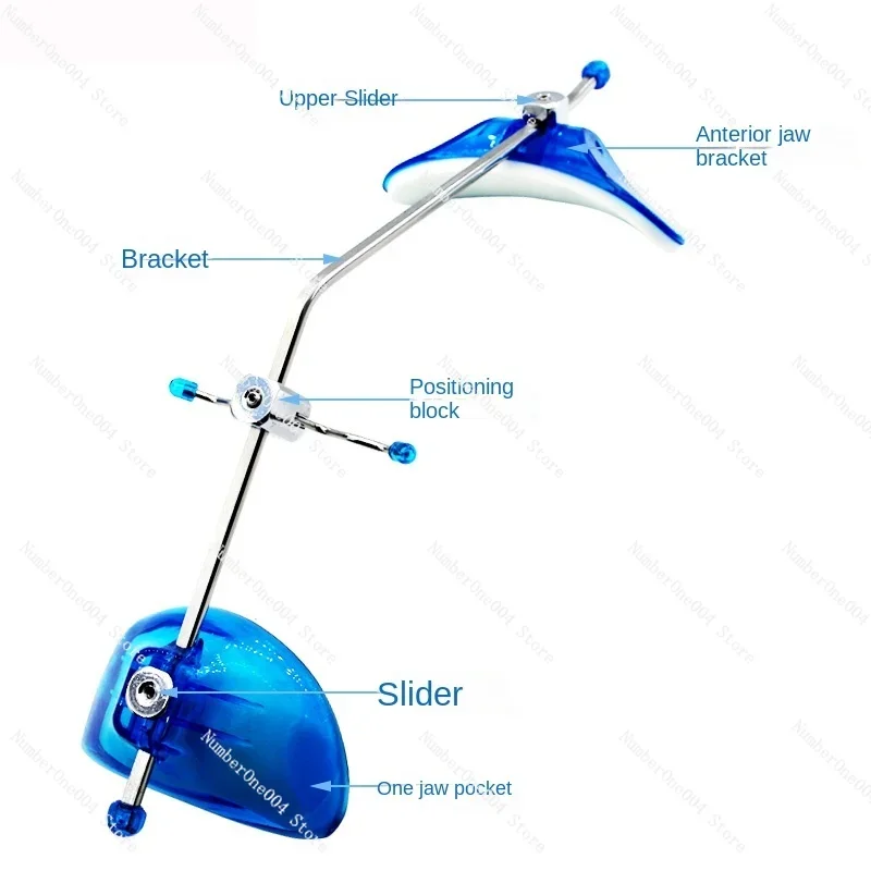 Dental Tooth Tractor Single Rod Front Tractor Orthodontic Face Bow Front Retractor Teeth Cap Traction Device