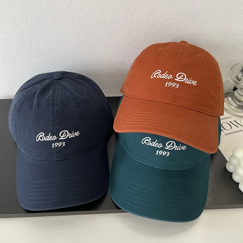 

Letter Embroidery Soft Top Cap Fashion Versatile Leisure Outdoor Shade Baseball Cap