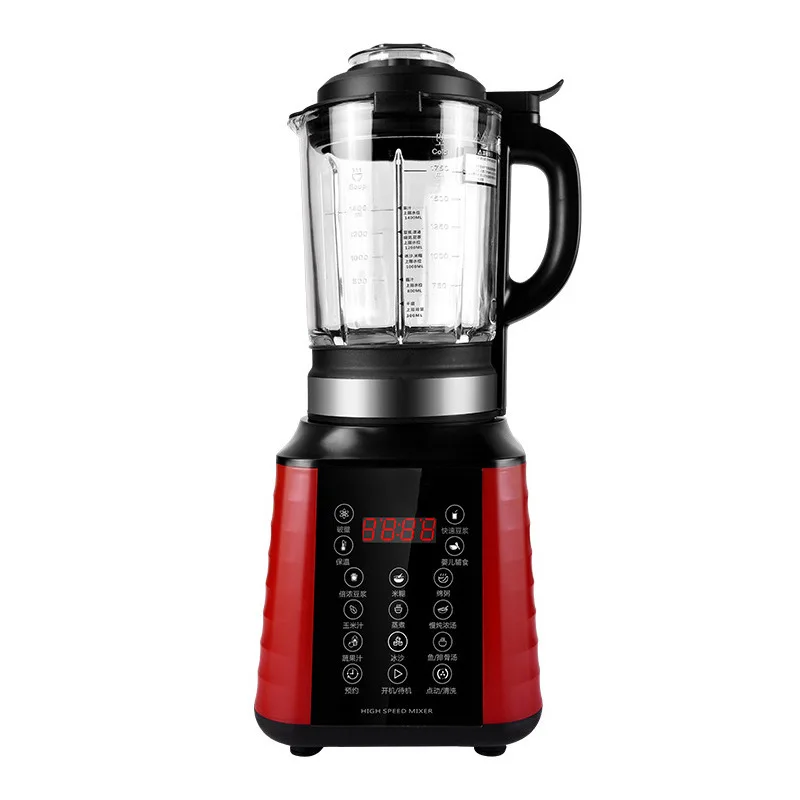 

Household automatic, heated soybean milk machine, kitchen juicer, intelligent wall breaker