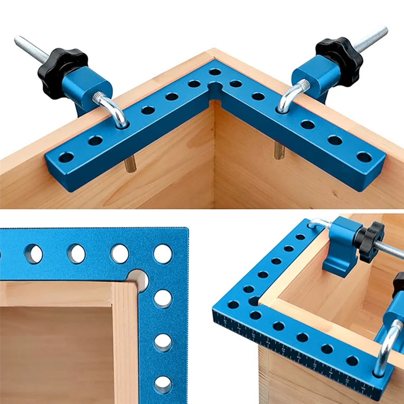 

A08F-90 Degrees Clamp Positioning Squares Clamps For Woodworking Corner Clamps Right Angle Clamp Wood Clamps