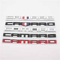 3D Car Decals Rear Trunk Emblem Badge for Chevrolet CAMARO Letter Cruze Camaro Captiva Aveo Silverado Auto Side Sticker Exterior