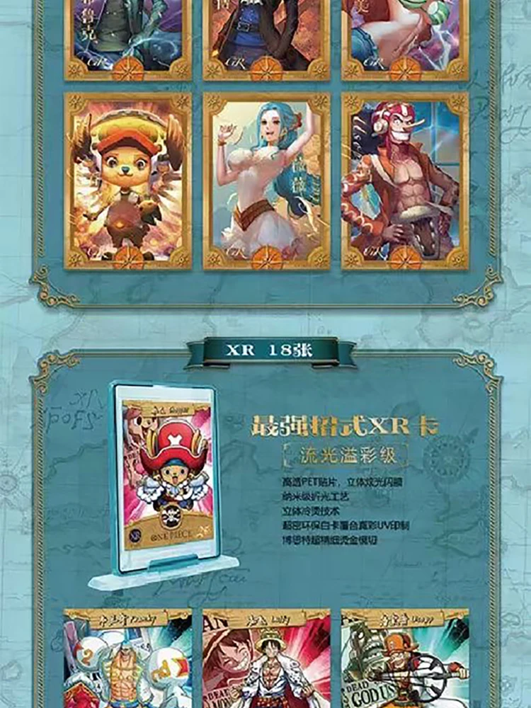 One Piece Japanese Version Metal Cards Endless Treasure Collection Luffy Anime Character Carte for Children Gift Toys