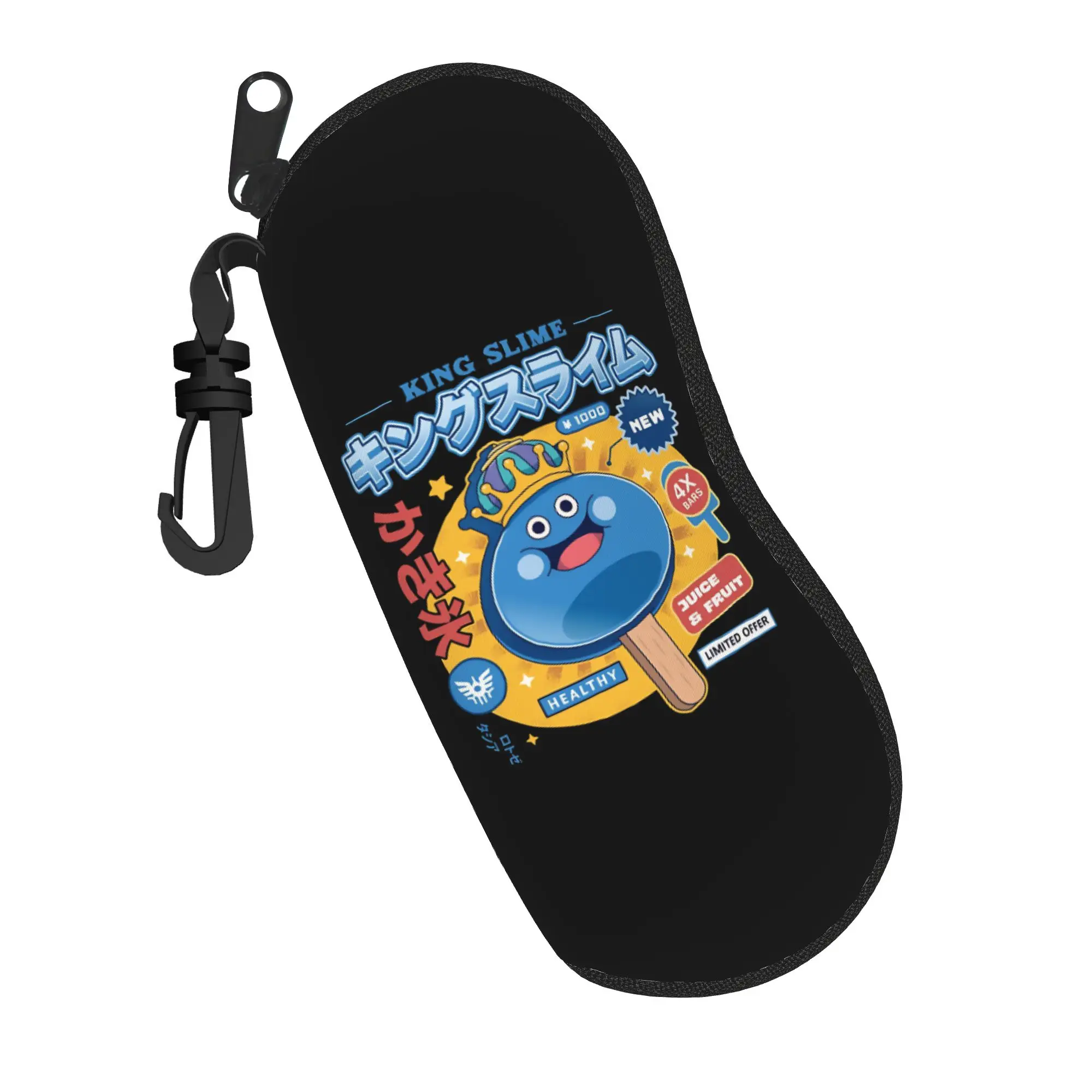 Dragon Quest slime Merchandise Glasses Case for Women Men Fashion Zipper  Sunglasses Storage Box Charming Glasses Box