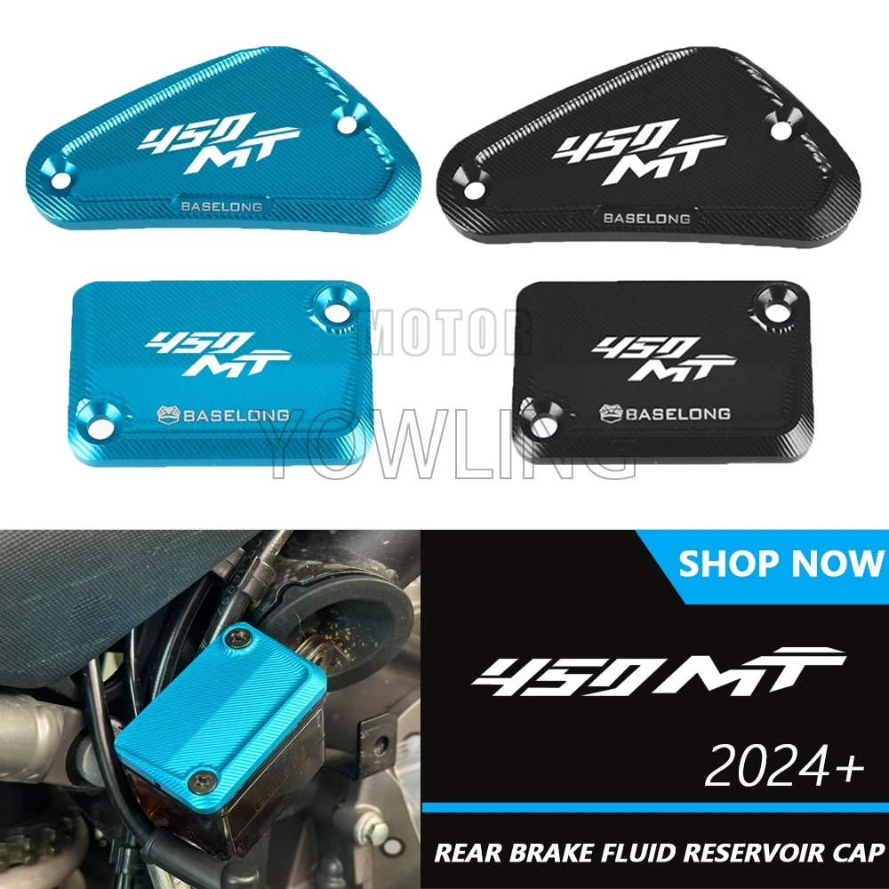 

For CFMOTO CF 450MT MT450 IBEX 450 MT 2024-26 Motorcycle Brake Reservoir Guard Front Brake Fluid Reservoir Cover Protector 450mt