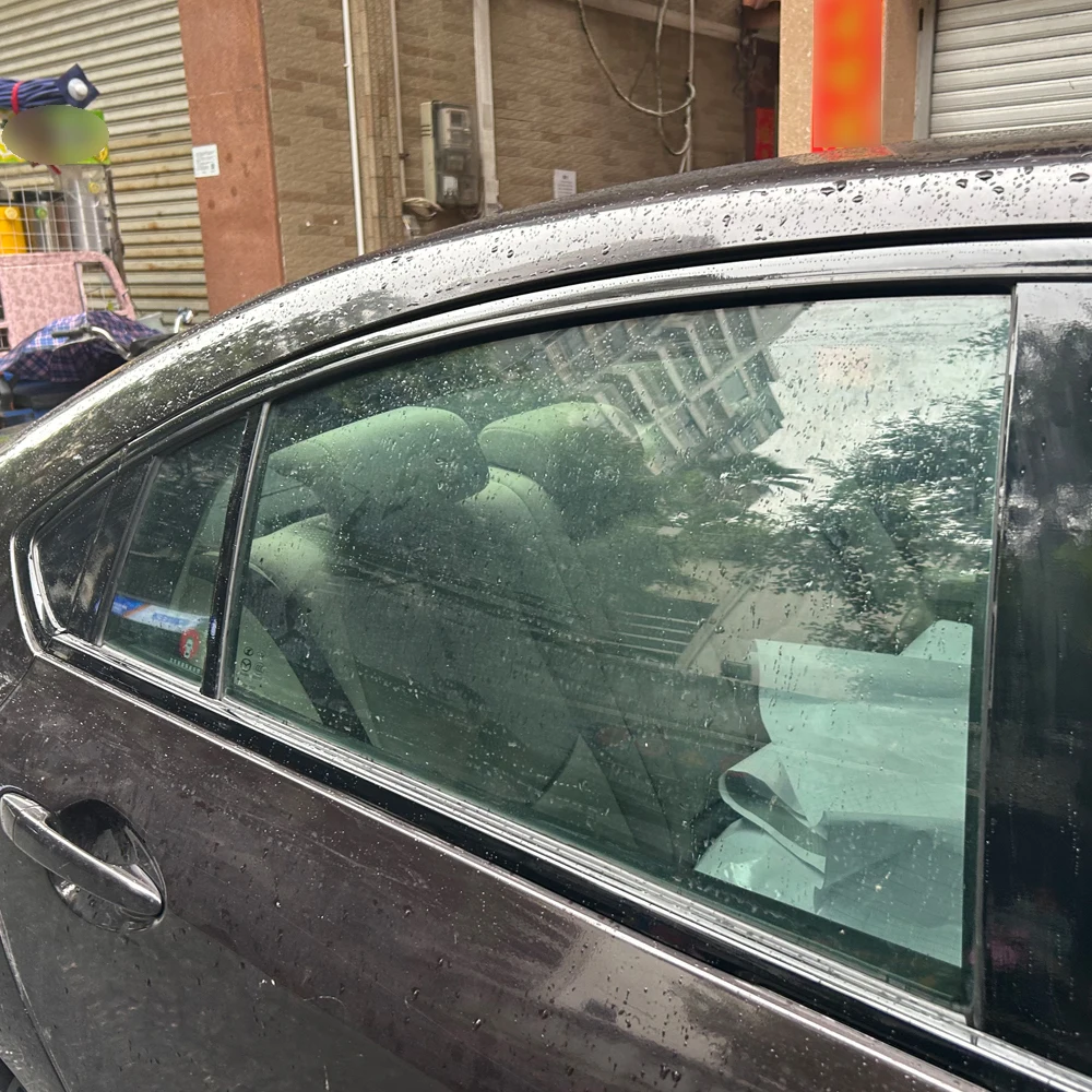 Glossy Black PVC Car Window Decorative Strip Sticker For Mazda 6 GH 2009-2013 Exterior Protection Accessory