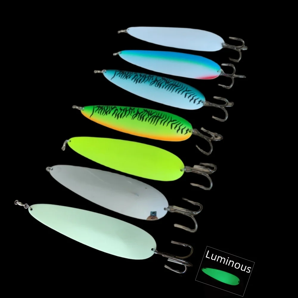 Swolfy Cuchara metálica – Wobbler de fundición lenta para lucio - imagen 2