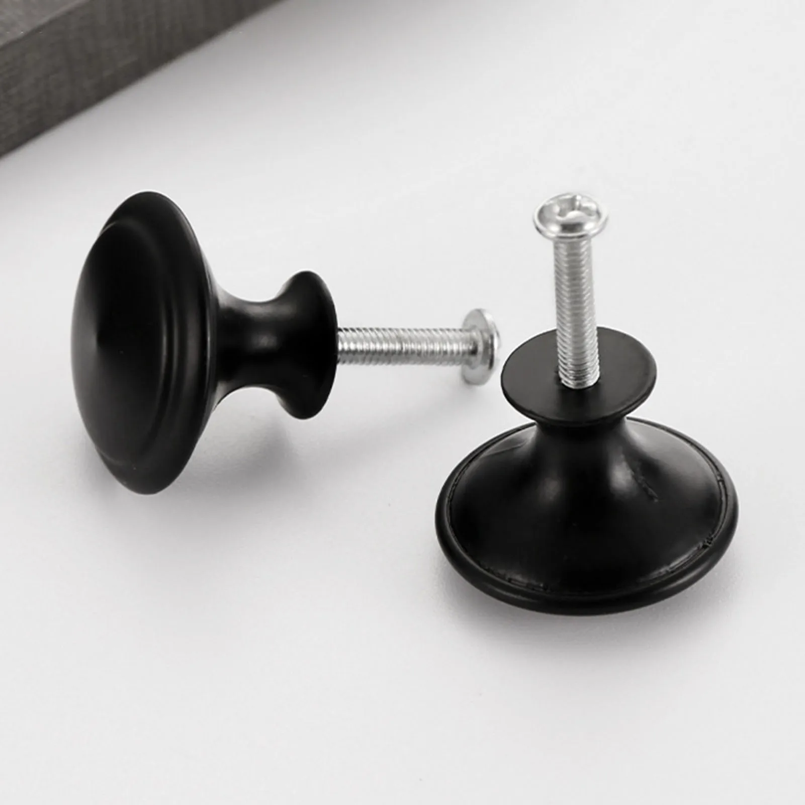 Metal Round Dresser Drawer Knobs Kitchen Hardware Bedroom Drawer Pulls Suitable for Updating Old Furniture