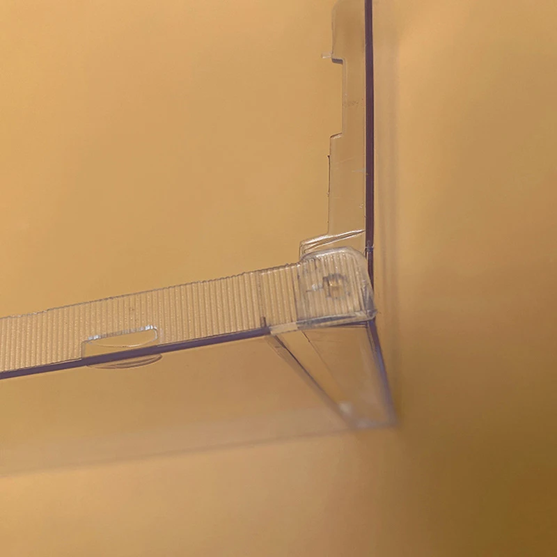 1PC Square Transparent Bottom CD Box Empty CD Case PP Plastic Milky Transparent CD Case CD Case Capacity 2 Discs