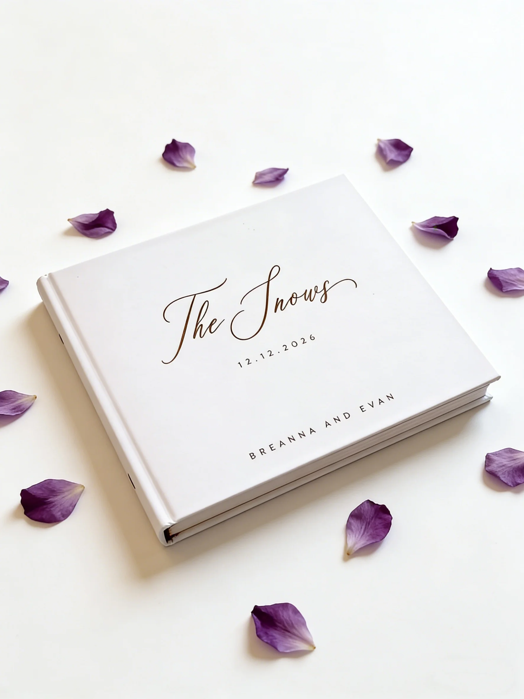 

Персонализированная свадебная книга для гостей в деревенском стиле | Индивидуальный альбом для подписей с фольгированием | Элегантный мгновенный фото-сувенир для свадьбы