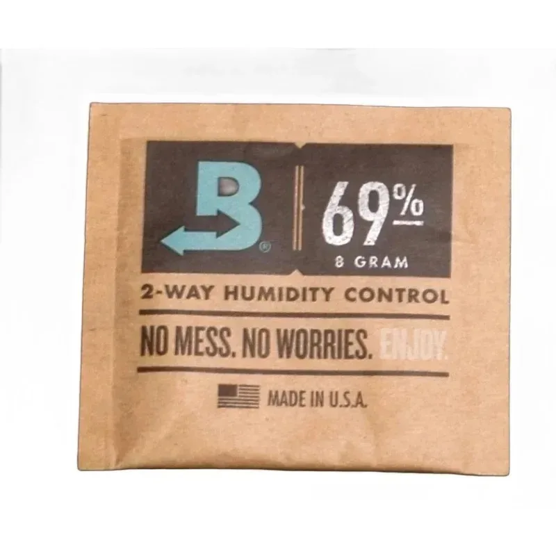 Boveda Humidity Control Pack for Cigars - 8g/72, 62, 65, 69% RH - Keep Your Cigars Fresh and Flavorful