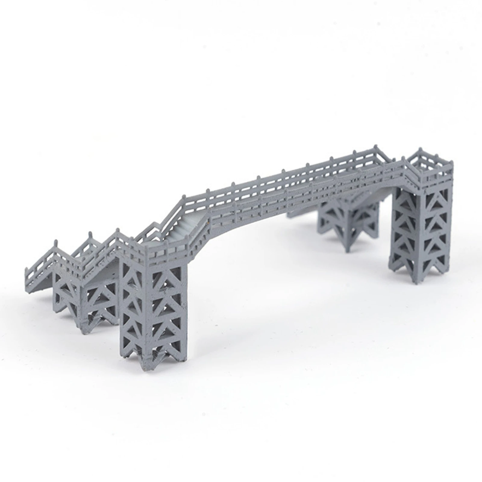 1:87 Scale DIY Train Railway Model Footbridge Model Sand Table Model DIY for Model Train Accessories Layouts