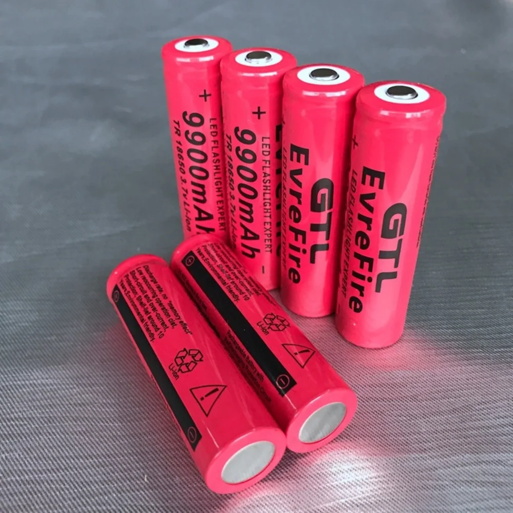 Nowa bateria litowa 18650, akumulator litowy 9900mAh, 3.7V do jasnej latarki, zabawki, akumulator do ponownego ładowania — zdjęcie produktu 5