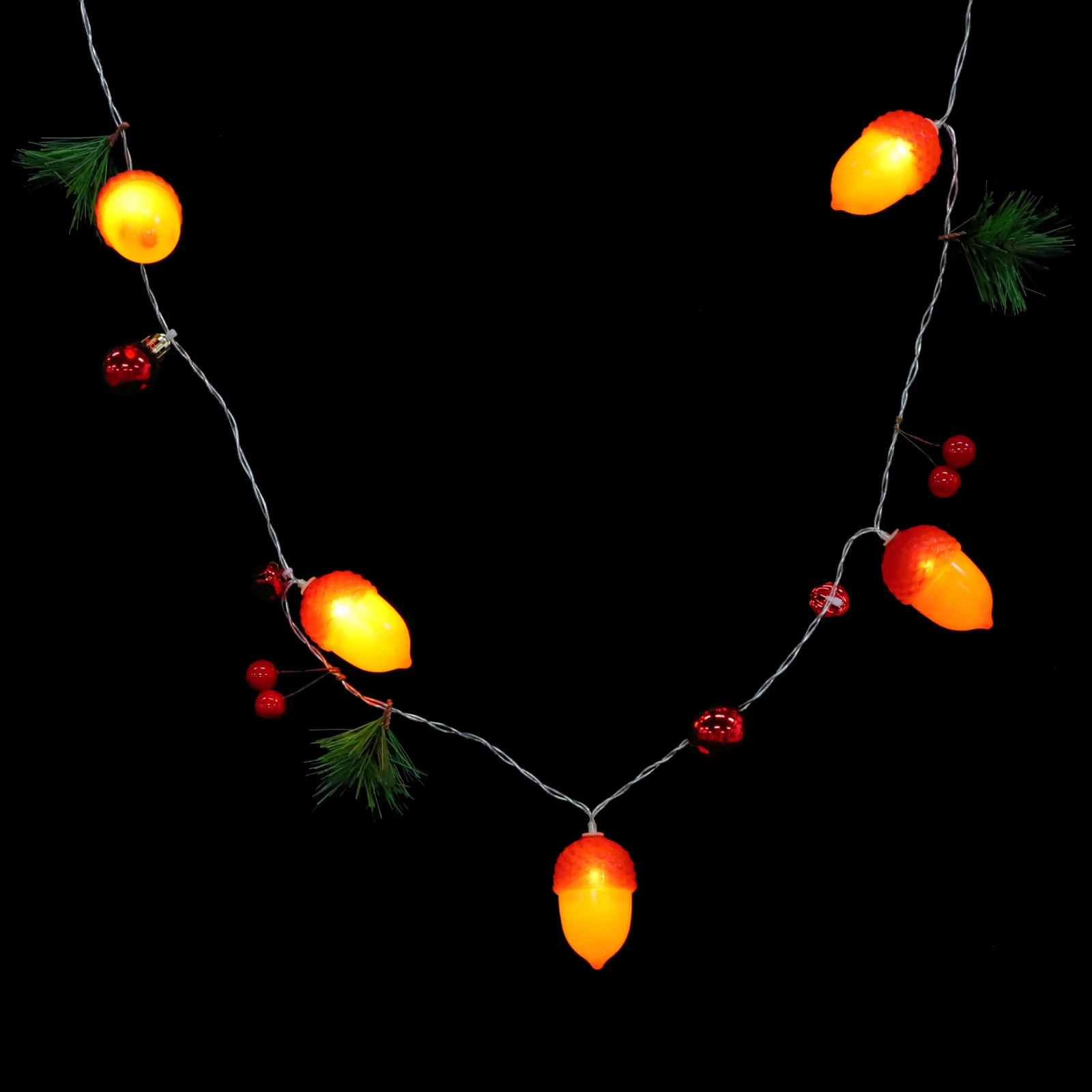 1 قطعة عيد الميلاد مصباح سلسلة الصنوبر مخروط تصميم بالطاقة المحمولة خفيفة الوزن احتفالية مصابيح تعليق للزينة للمنزل حديقة الطرف