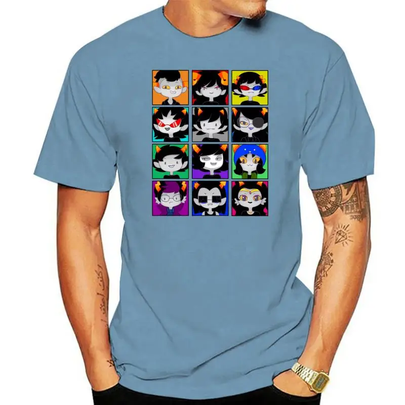 Homestuck Mens T-Shirt - New Canvas 12 Box Image