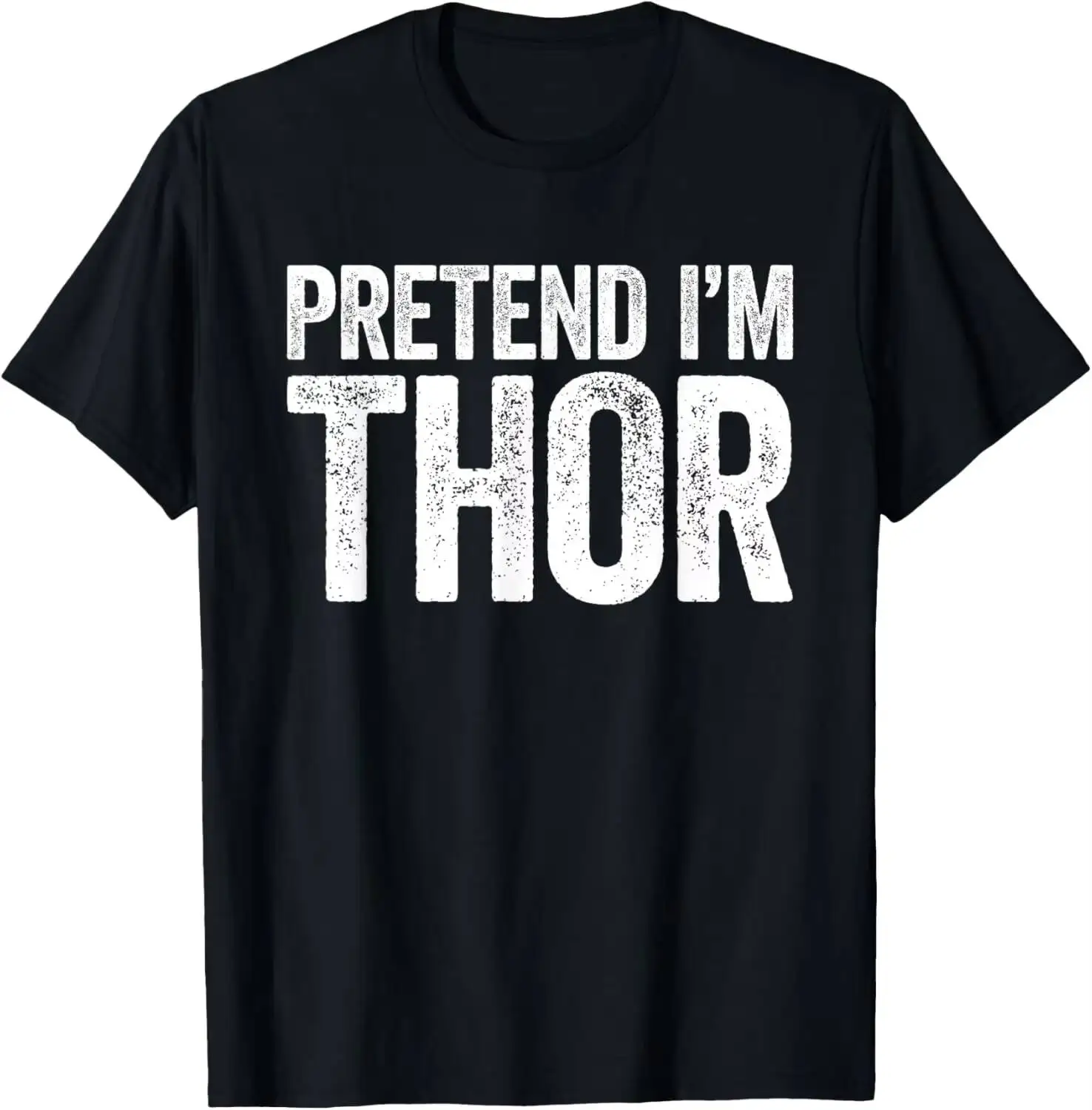 Pretend I'm A Shirt Adult Kids Men Women Thor Costume T-Shirt Summer Short-Sleeved Breathable Sweat-Wicking Versatile Fashion