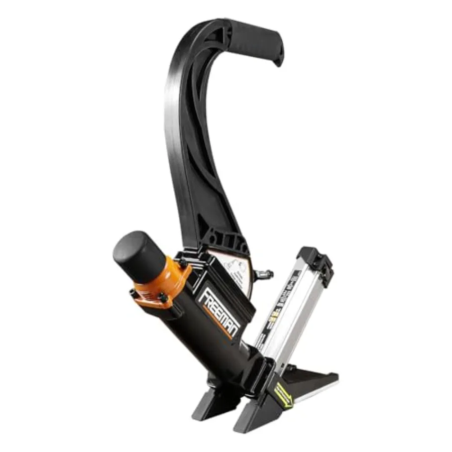 

Freeman P50LSLW Lightweight Pneumatic 2-in-1 15.5-Gauge and 16-Gauge 2" Flooring Nailer/Stapler with Flooring Mallet and Interc