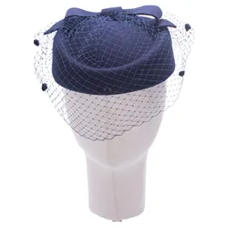 Lawliet Womens 100% Wool Felt Dress Winter Beret Pillbox Hats Event Church Tea Party T311