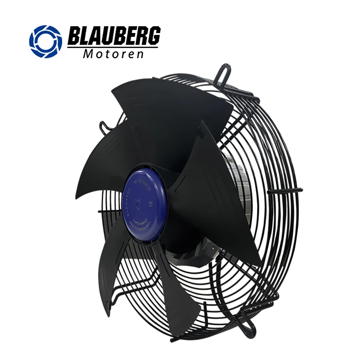 350mm 380V AC Industrial Duct Fan with Plastic Blades IP55 Waterproof EC Axial Fan