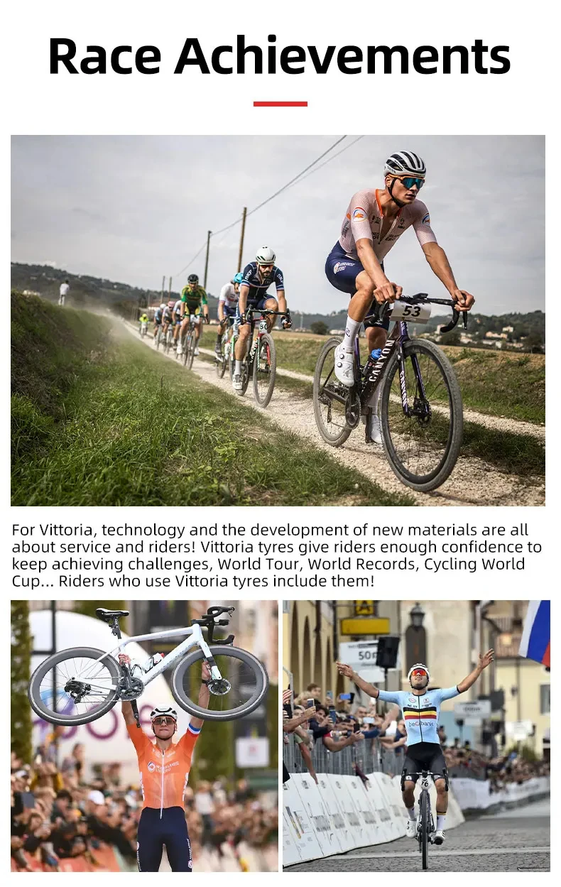 Vittoria TERRENO Mixed Gravel Endurance Fahrradreifen 700x40C Tubeless Gravel-Reifen für Geschwindigkeit & Leistung auf Hartem und Gemischtem Gelände – Detail 2