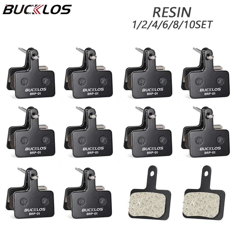 

BUCKLOS Bike Brakes Pad resin Bicycle Disc Brake Pad 1/2/4/6/8/10set resin Road Mountain Bike Pads MTB Pads For Shimano B01S