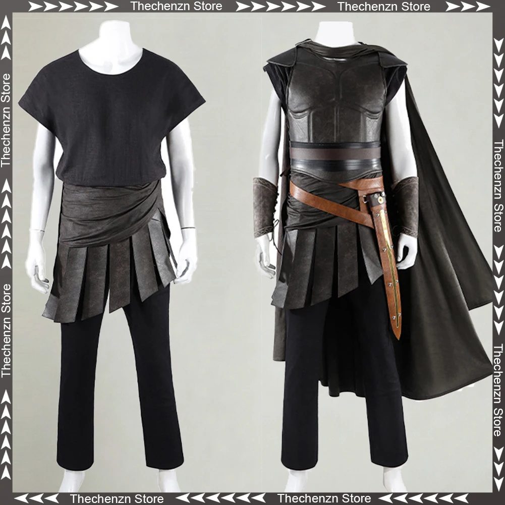 

Fancy Dress Ancient Spartan Mercenary Cosplay For Men Clothing Medieval Stage Costume Halloween Adult Male Party Outfits