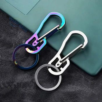 High Quality EDC Tools Keychain Portable Self Defense Stinger Keyring Outdoor Camping Emergency Survival Whistle Key Chain
