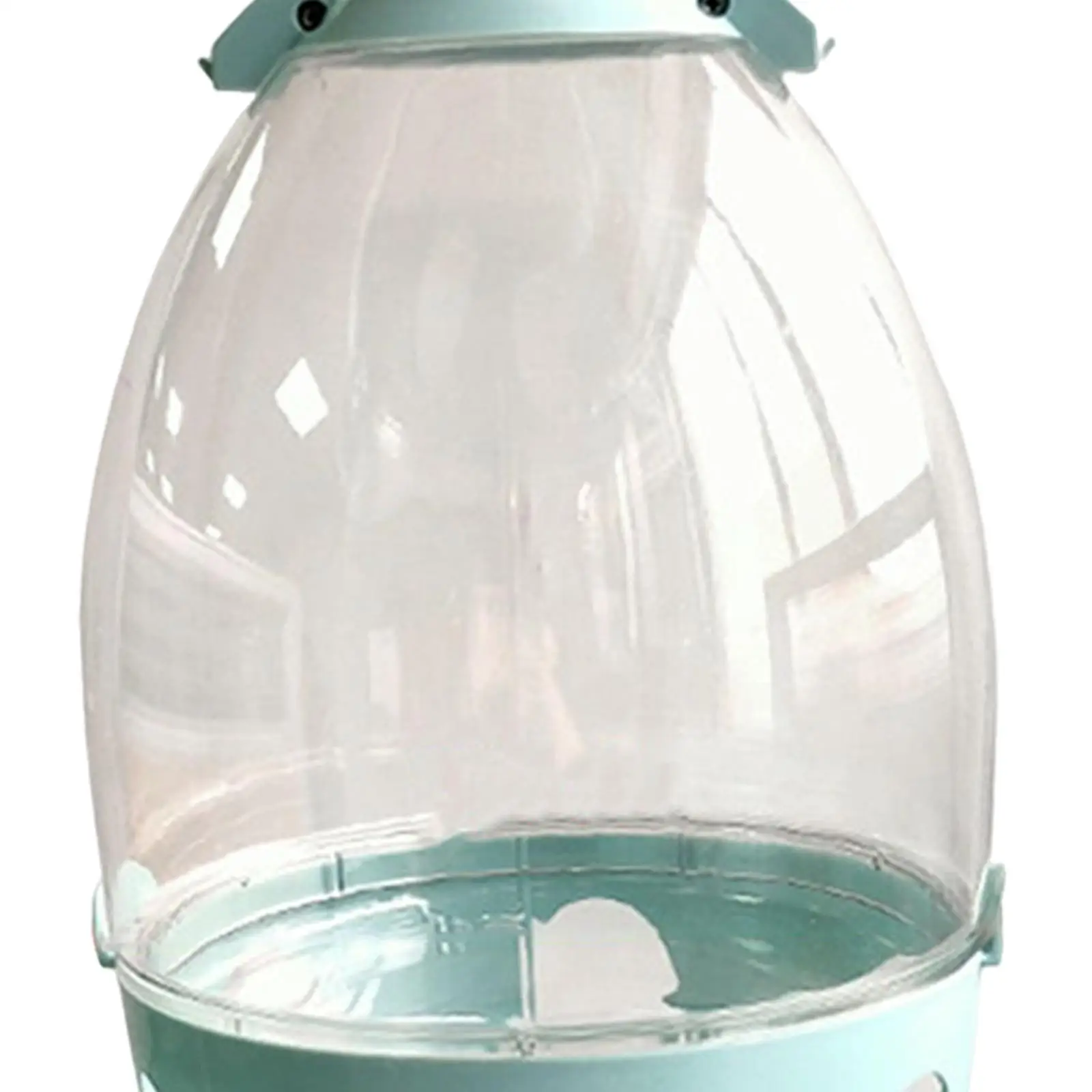 Pigeon Water Dispenser Automatic Feeder Water Container with Handle Bird Feeding Drinker for Dove Duck Bird Cage Accessories