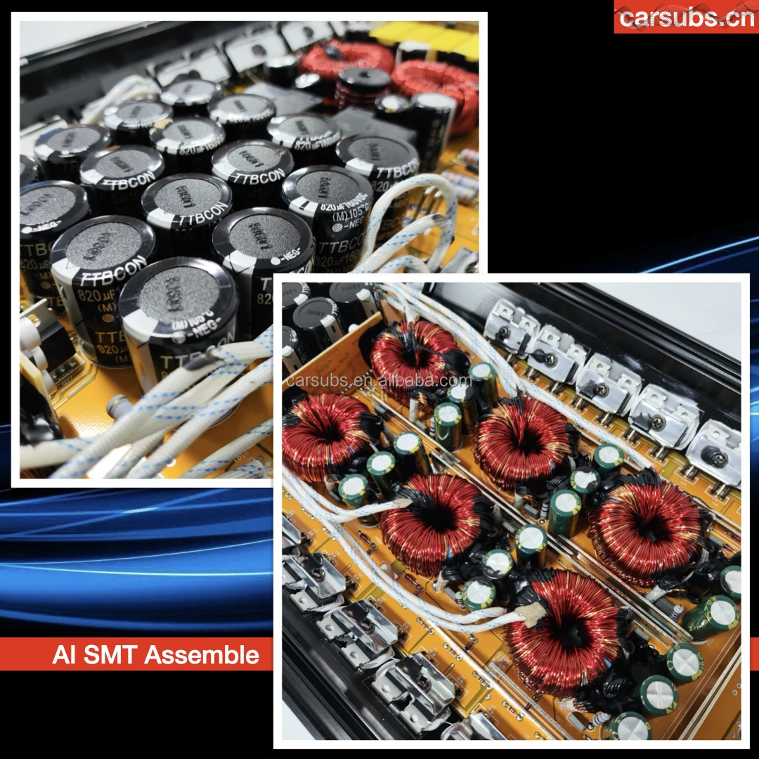 Car Subwoofer Amplifier 3000W Rms - Gold Seller Korea Board 0.5 Ohm