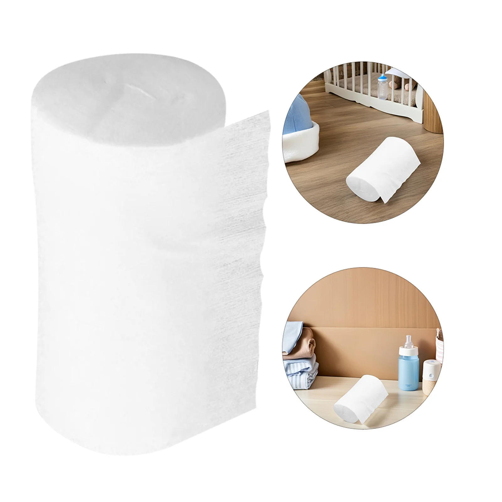 

100 Sheets Roll Flushable Biodegradable Diaper Liners Safe Convenient Baby Accessory Diaper Disposable Diapers