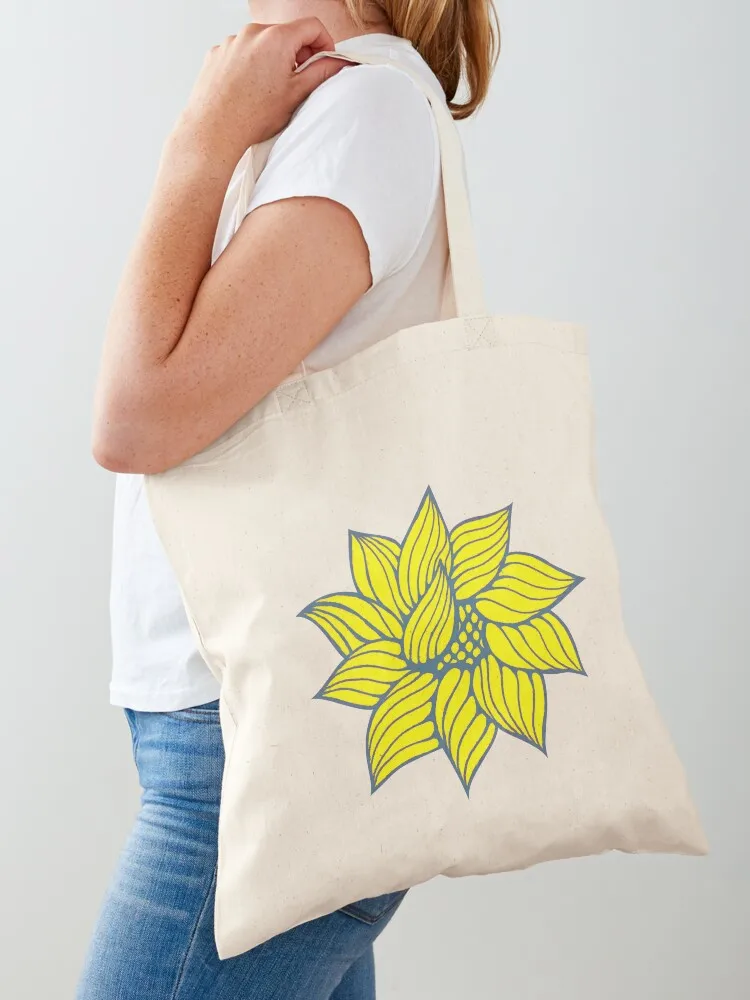 

Happy zen flower Tote Bag shopper bag women canvas university shopper bag Lady large tote