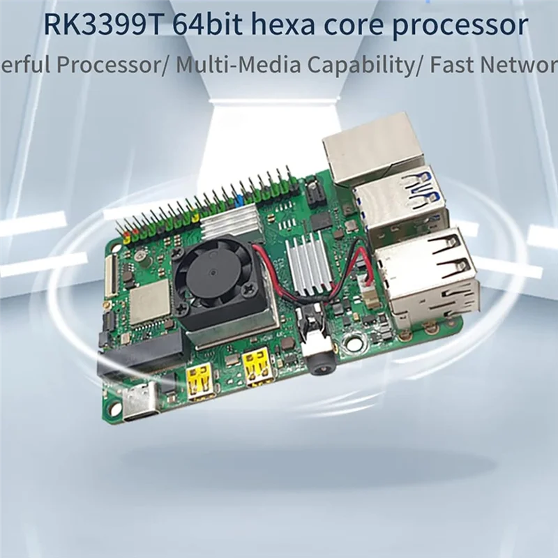 

Durable-Rock Pi 4C RK3399 Single Board Computer LPDDR4 4GB Support For Android 10.0 And For Linux,Rock Pi 4C RK3399 Single Board