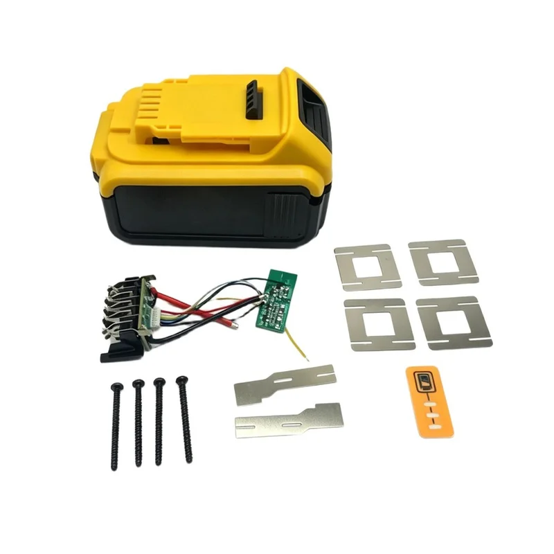 20V Max Battery Empty Case Kit For DCB200 10S 18650 Lithium‑Ion Battery Shell With Protection Board Full DIY Assembly Accessorie