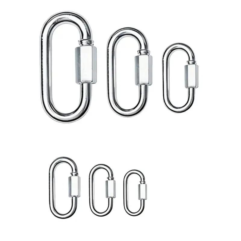 High Strength Steel Rings Pack Of 20 Strong Fasteners Easy to Use for Heavy Lifting Camping Hiking & Pet Leashes D2RD