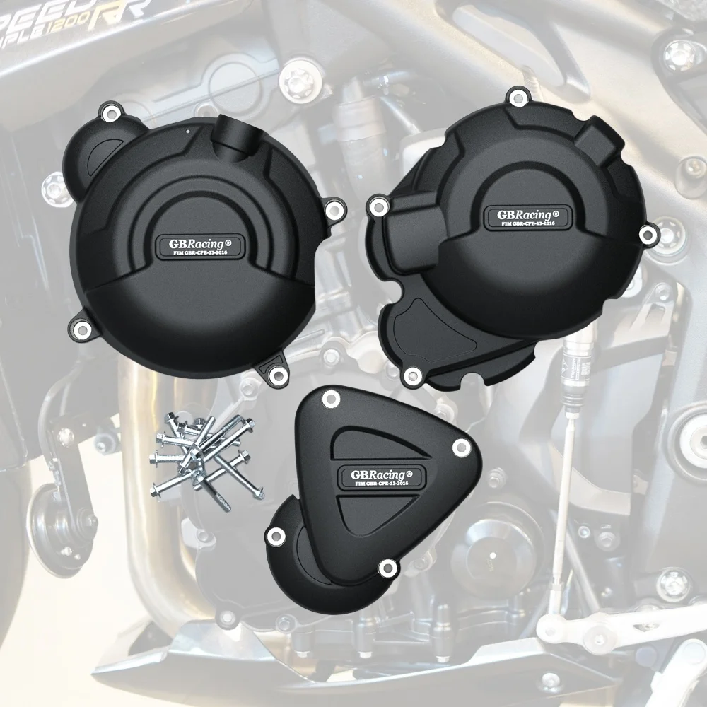 

For Triumph Speed Triple 1200RS 1200RR 2018-2025 & Tiger 1200 2022 GBRacing Motorcycle Engine Protection Cover