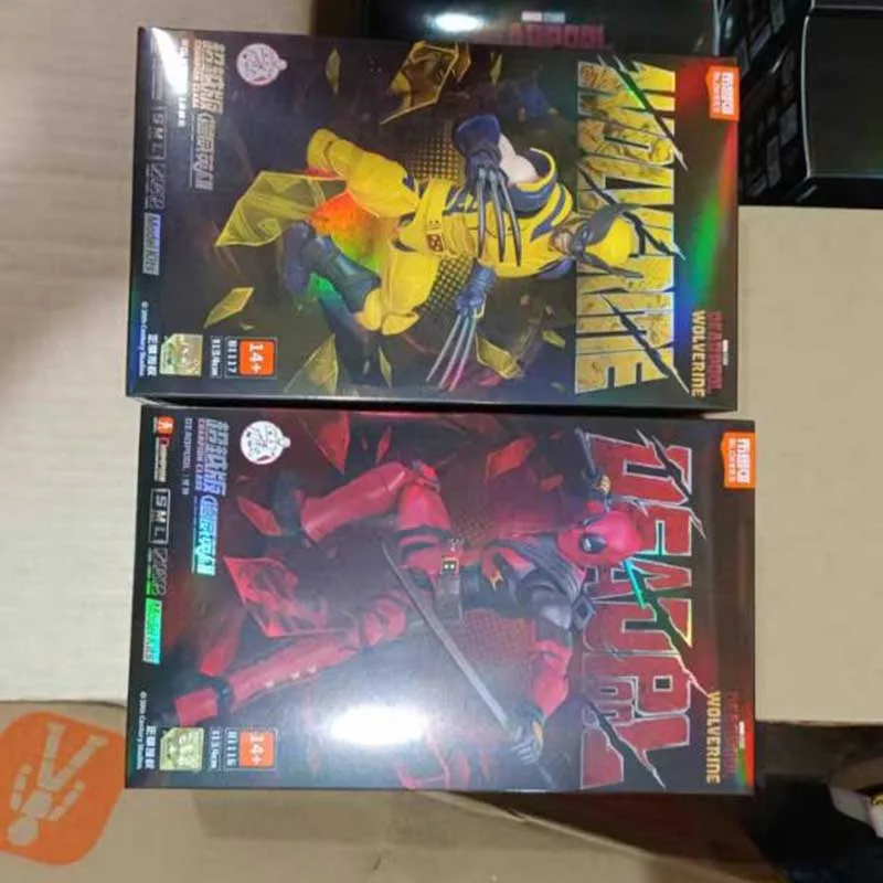 

В наличии Дедпул Росомаха ручная собранная модель игрушка ручной работы подвижная кукла подарок на день рождения домашний декор украшения