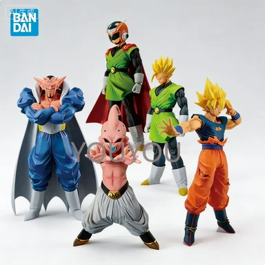 

Bandai-Dragon Ball Z Action Figures, Ichiban Original Model, KUJI, Dabura, Son Gohan, Majin, Buu, Son Goku,