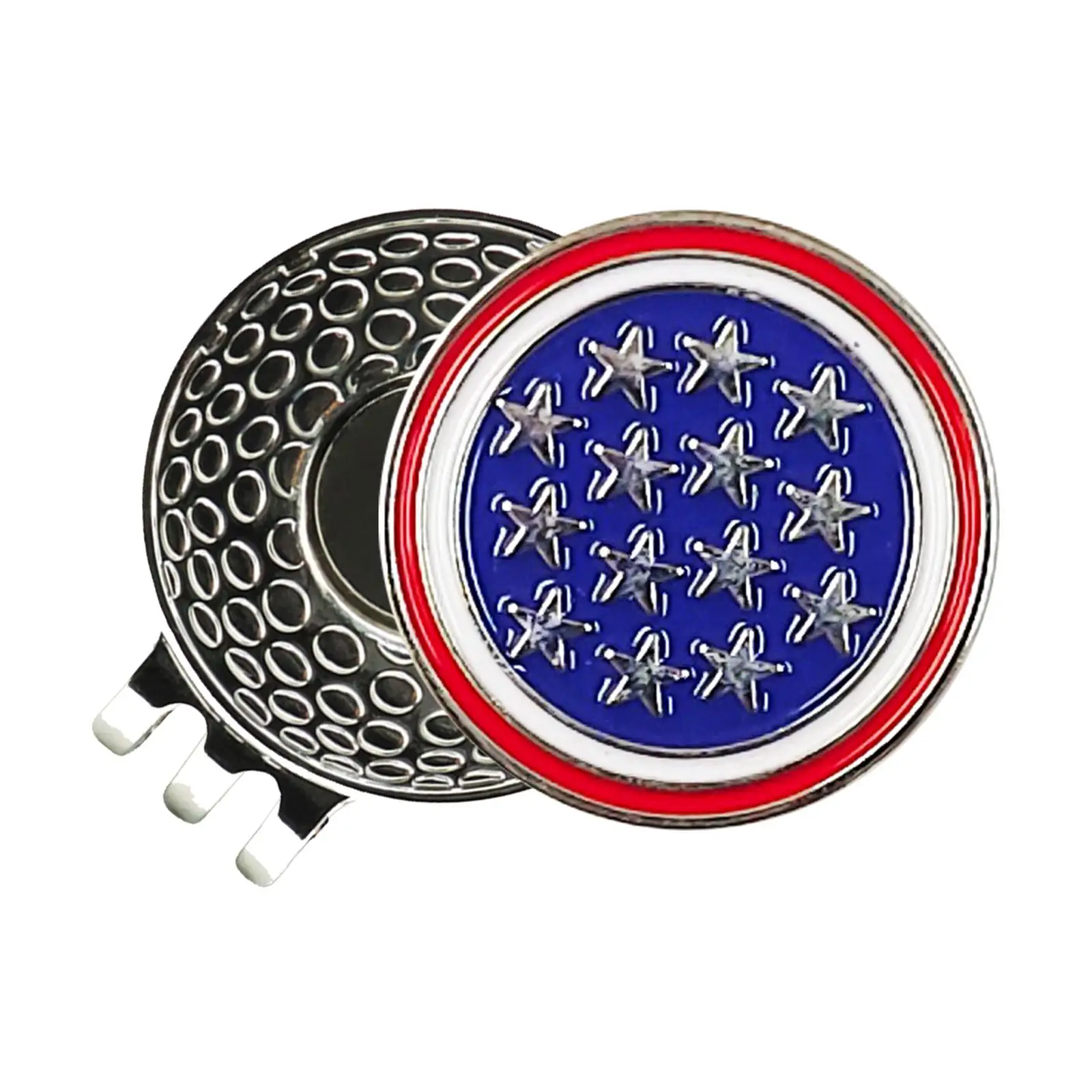 Golf Ball Marker Golf Gifts for Men Women 25mm Gifts Golf Accessories Ball Marker Mark Tool Metal for Gloves Belt Caps Bags Hats