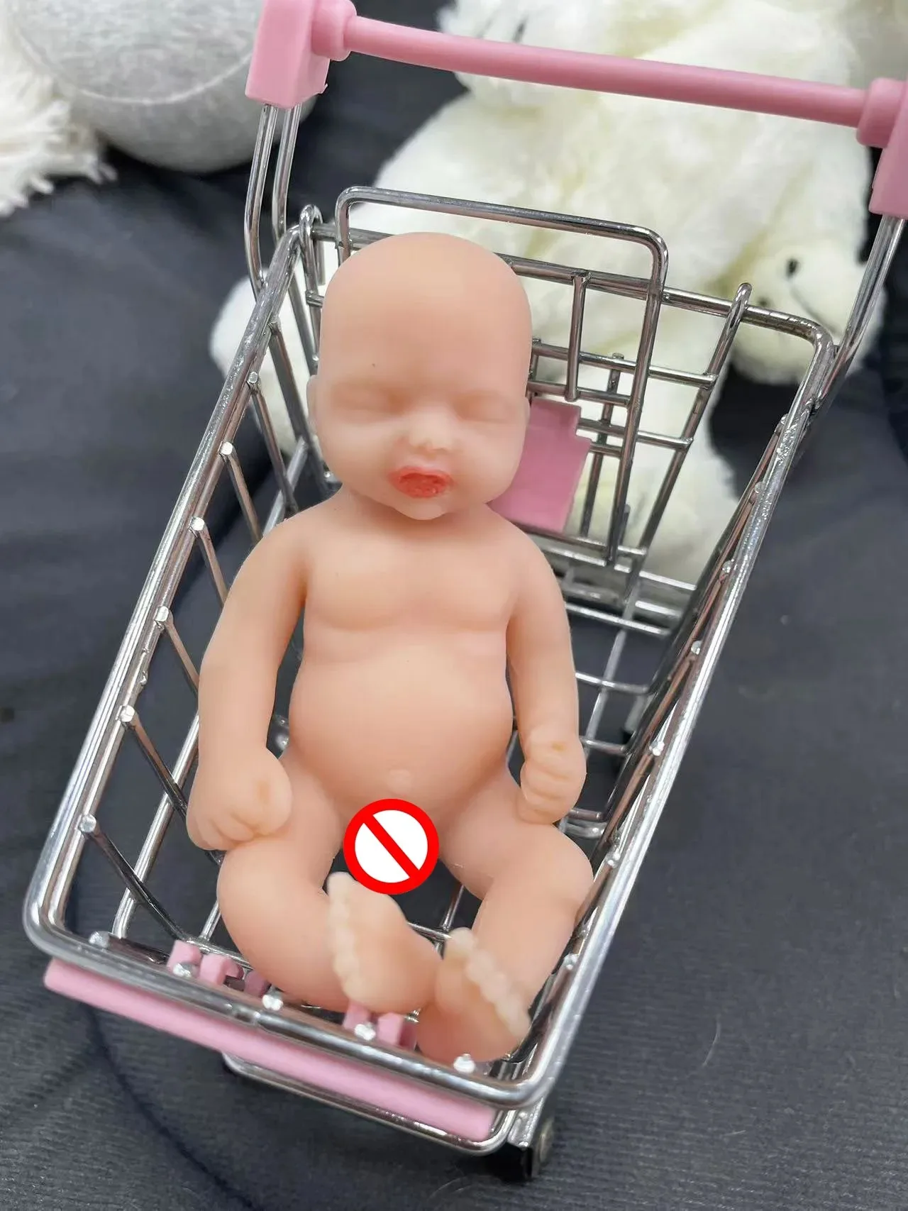 

5 "Ласса, мягкая силиконовая кукла реборн для всего тела, однотонные куклы для мальчиков, очень мягкие на ощупь антистрессовые куклы, игрушки