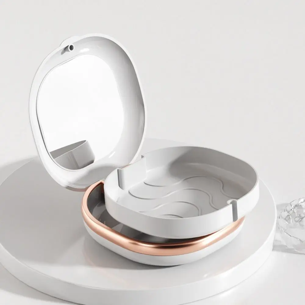 Mirror Storage Box Dental Orthodontic Braces Retainer Case Denture Box Teeth Container Protective Case Organizer