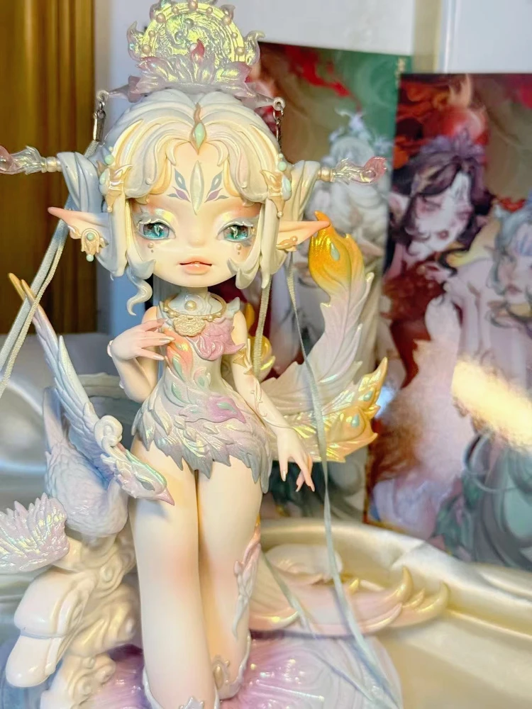 NEW Dominator Svia Fallen Angle Action Figure Black and White Queen Doll Vintage Elf Beauty Baby Designers Toy Art Collection