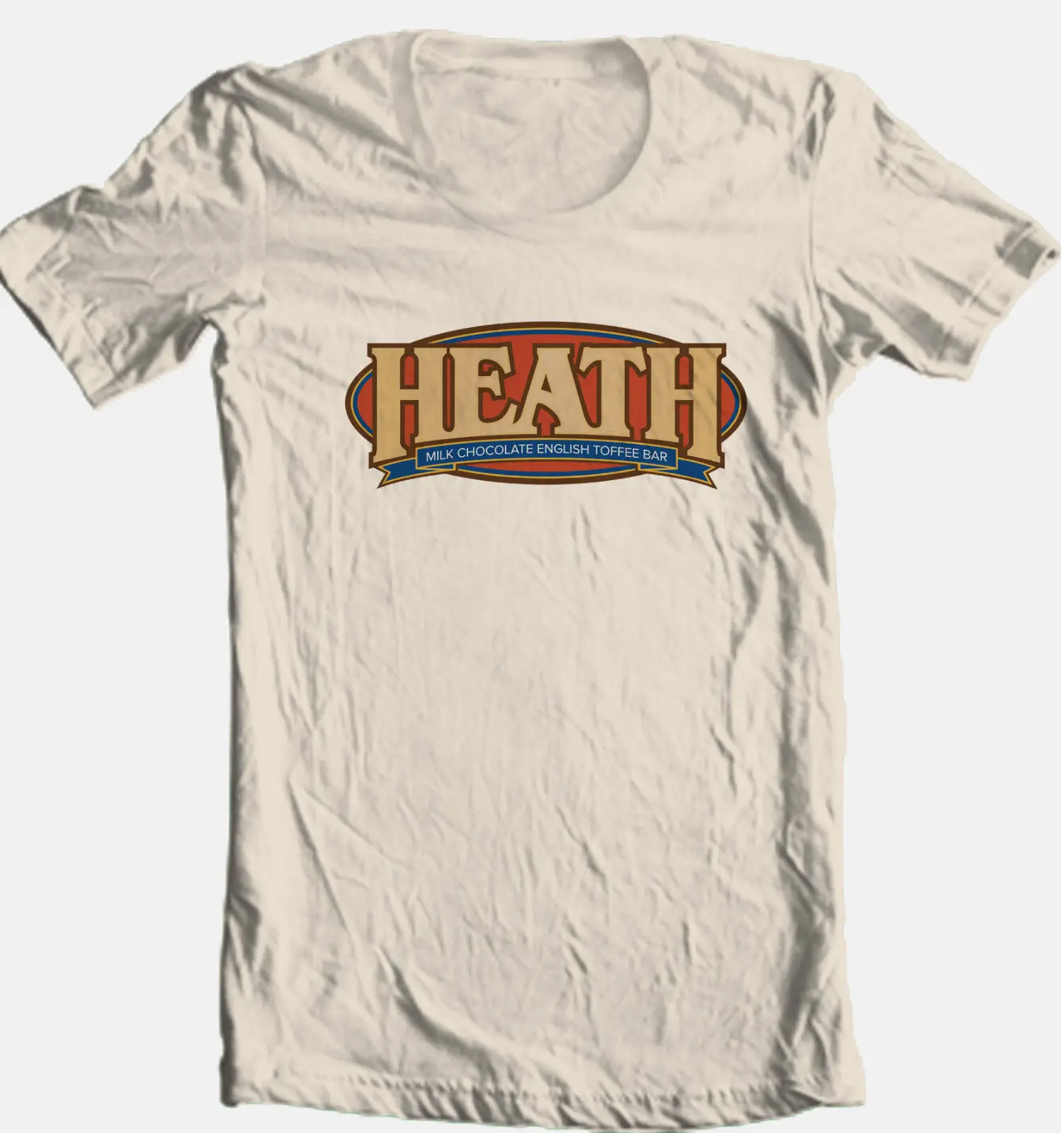 Heath Bar T shirt famous brands 80's candy adult regular fit cotton graphic tee