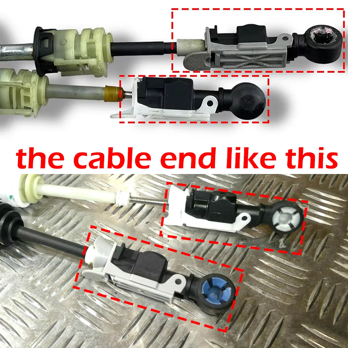 Gearbox Shift Lever Cable End Linkage Connector Adapter Selector Bowden Replacement Parts For Opel Omega B1 1994-1999 Zafira A - view 3