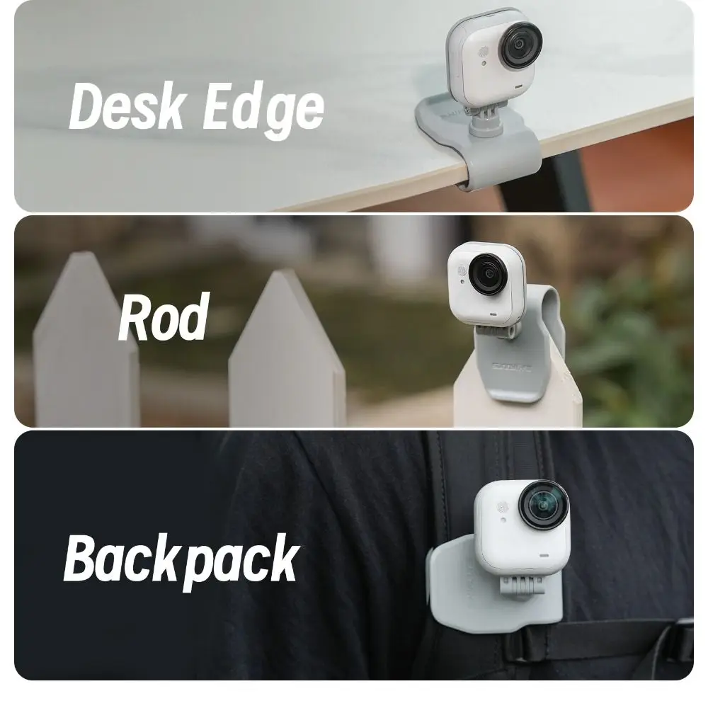 Quick Release Car Sun Visor Mount 360° Rotation Magnetic Auto Sun Visor Clip Holder Adjustable for Insta360 GO Ultra