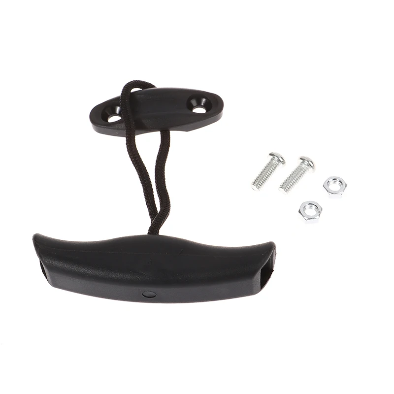 Universele Marine Kano Kajak Pull Toggle Handvat Rubberboot Handvat T-Handgreep Met Koord Met Schroeven Kajak Knevel Hand Trekhendel
