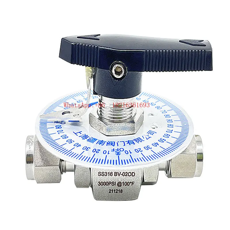 

Scale Micro Control Valve Stainless Steel Metric Imperial 316 Card Sleeve Internal Thread Limit Throttle Ball Valve