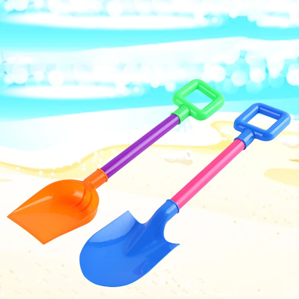 

4 Pcs Tools for Kids Beach Shovel Set Palstic Sand Toy Playing with Spade Toys Child