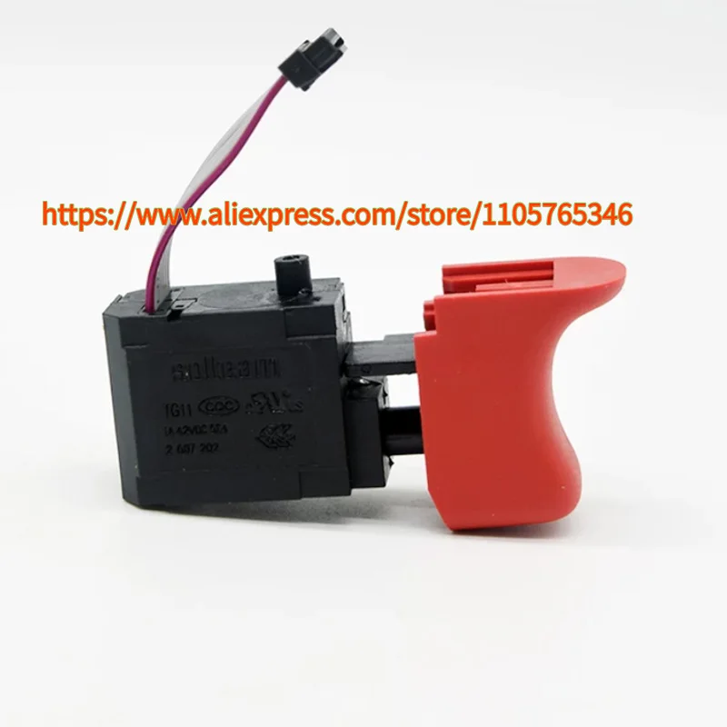 1pcs 160720037K 1.607.200.37K 100% Original GSR12V-30 GSB12V-30 Lithium Drill/Impact Screwdriver Trigger Switch